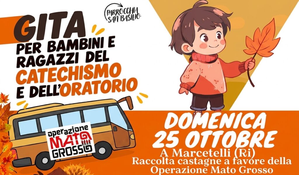 Gita d'Autunno per catechismo e Oratorio: raccolta delle Castagne a Marcetelli