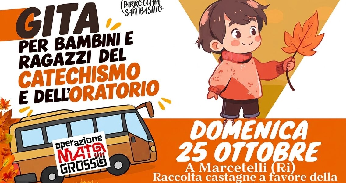 Gita d’Autunno per catechismo e Oratorio: raccolta delle Castagne a Marcetelli
