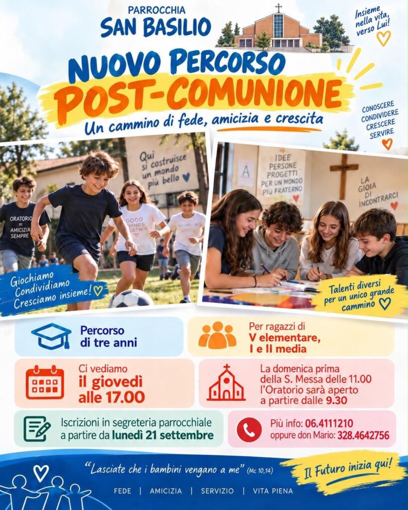 Percorso Post Comunione